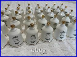 Danbury Mint 50 U. S. State Bird Bells Set Collection Great Condition