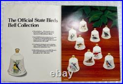 Danbury Mint 50 U. S. State Bird Bells Set Collection Great Condition