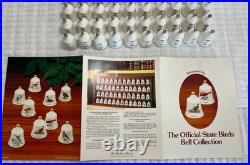 Danbury Mint 50 U. S. State Bird Bells Set Collection Great Condition