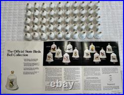 Danbury Mint 50 U. S. State Bird Bells Set Collection Great Condition