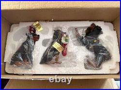Danbury Mint All Decked Out Series -Set Of 12 Rottweiler ornaments