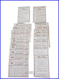 Danbury Mint Baseball Chess Set With COA All Pieces All Cards But 2 NICE