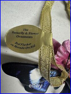 Danbury Mint Butterfly Ornament Flower Figurines 18 Items Total