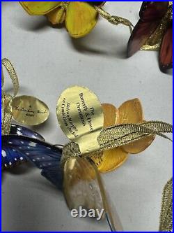 Danbury Mint Butterfly Ornament Flower Figurines 18 Items Total