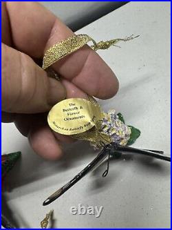 Danbury Mint Butterfly Ornament Flower Figurines 18 Items Total