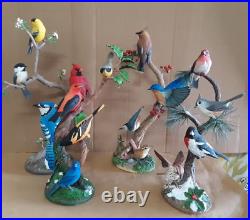 Danbury Mint COMPLETE Songbirds of the Seasons Collection 4 Figurines 14 17