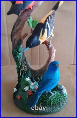 Danbury Mint COMPLETE Songbirds of the Seasons Collection 4 Figurines 14 17