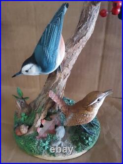 Danbury Mint COMPLETE Songbirds of the Seasons Collection 4 Figurines 14 17
