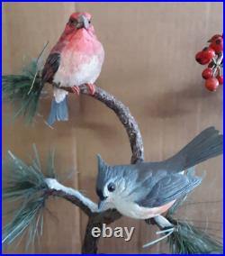 Danbury Mint COMPLETE Songbirds of the Seasons Collection 4 Figurines 14 17