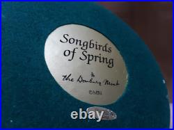 Danbury Mint COMPLETE Songbirds of the Seasons Collection 4 Figurines 14 17