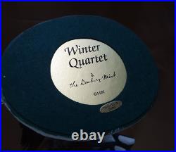 Danbury Mint COMPLETE Songbirds of the Seasons Collection 4 Figurines 14 17