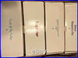 Danbury Mint Entire Camelot Porcelain Doll Collection Perfect Condition