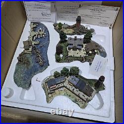 Danbury Mint Lighthouse Point Four Piece Collector Set, New In Box