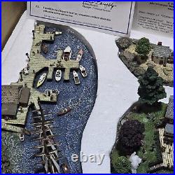 Danbury Mint Lighthouse Point Four Piece Collector Set, New In Box