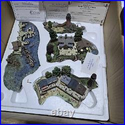 Danbury Mint Lighthouse Point Four Piece Collector Set, New In Box