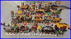 Danbury Mint M&M Christmas Train Sets (All 4) All have same serial number