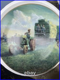 Danbury Mint Mort Künstler Farmland Memories Collector Plate Set 7Matching H3433
