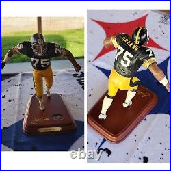 Danbury Mint Pittsburgh Steelers Figurine Lot Of 16. Mint SUPER FAN