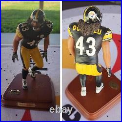Danbury Mint Pittsburgh Steelers Figurine Lot Of 16. Mint SUPER FAN