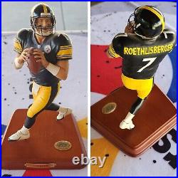 Danbury Mint Pittsburgh Steelers Figurine Lot Of 16. Mint SUPER FAN