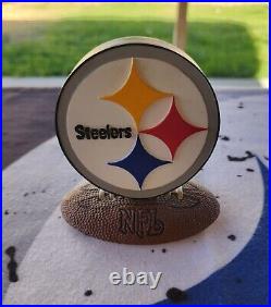 Danbury Mint Pittsburgh Steelers Figurine Lot Of 16. Mint SUPER FAN