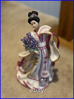 Danbury Mint Princess by Lena Liu lot of 3 (Plum, CHRYSANTHEMUM, Iris Princess)