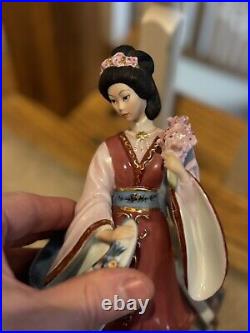Danbury Mint Princess by Lena Liu lot of 3 (Plum, CHRYSANTHEMUM, Iris Princess)