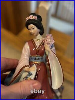 Danbury Mint Princess by Lena Liu lot of 3 (Plum, CHRYSANTHEMUM, Iris Princess)