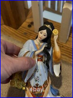 Danbury Mint Princess by Lena Liu lot of 3 (Plum, CHRYSANTHEMUM, Iris Princess)