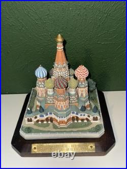 Danbury Mint Scale Model St. Basil's Cathedral in Moscow Russia