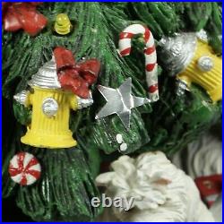 Danbury Mint Westie Christmas Tree Rare Decoration All Lights Working