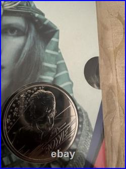 David Bowie Royal Mint £5 Coin. Full Collection Of All 4 Coins Sealed Excellent