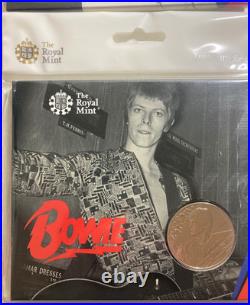 David Bowie Royal Mint £5 Coin. Full Collection Of All 4 Coins Sealed Excellent