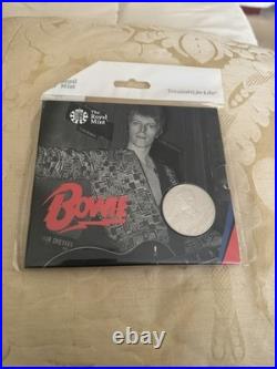 David Bowie Royal Mint £5 Coin. Full Collection Of All 4 Coins Sealed Excellent