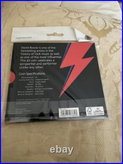 David Bowie Royal Mint £5 Coin. Full Collection Of All 4 Coins Sealed Excellent