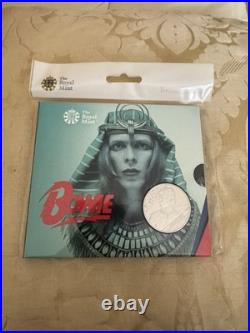David Bowie Royal Mint £5 Coin. Full Collection Of All 4 Coins Sealed Excellent