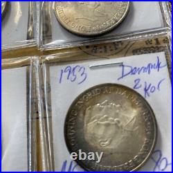 Denmark 2 Kroner 1953 NS Greenland 13 Coins In Lot All New Rare Collection