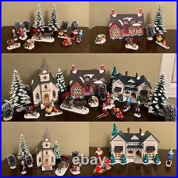 Department 56 Snow Village All Saints GRANDMA'S COTTAGE Stonehurst House VTG LOT