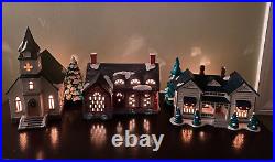 Department 56 Snow Village All Saints GRANDMA'S COTTAGE Stonehurst House VTG LOT