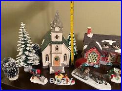 Department 56 Snow Village All Saints GRANDMA'S COTTAGE Stonehurst House VTG LOT