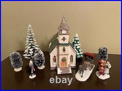 Department 56 Snow Village All Saints GRANDMA'S COTTAGE Stonehurst House VTG LOT