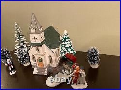 Department 56 Snow Village All Saints GRANDMA'S COTTAGE Stonehurst House VTG LOT