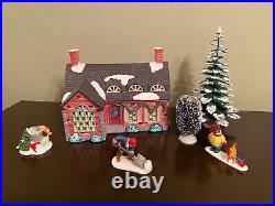 Department 56 Snow Village All Saints GRANDMA'S COTTAGE Stonehurst House VTG LOT