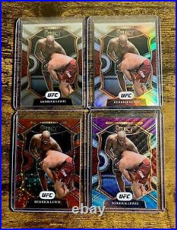 Derrick Lewis UFC 79 Card Panini Collection LE Sparkle Gold Pulsar Sparkle