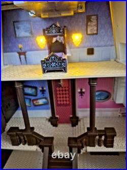 Disney Frozen Arendelle Castle Princess Doll House Large 17 Lights Music Works