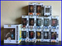 Disney Funko Hercules Complete Set Lot Chase Exclusives All in Pop Protectors