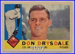 Don Drysdale Topps Baseball Card Lot Collection 1960 & 1961 All Star x3 Cards