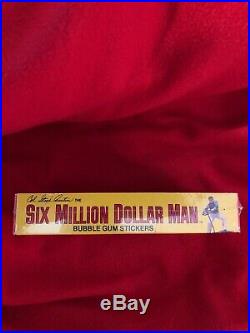 Donruss Six Million Dollar Man Wax Box with ALL 24x Original Wax Packs MINT BOX
