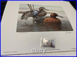 Duck Print and Stamp Collection Circa 1980's, All Numbered & Signed, Lot of 8