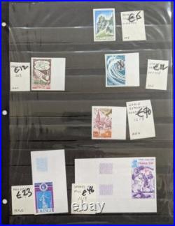 EDW1949SELL FRANCE Collection of all Diff. VF, Mint Imperfs. Cat Yvert 2,314